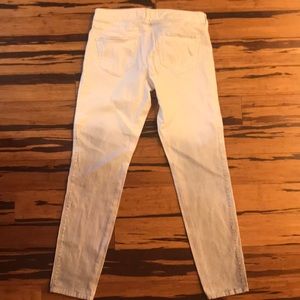 Hollister white to silver jeans
